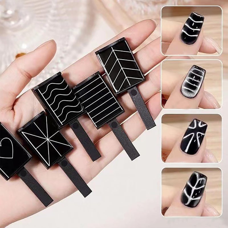 WOKOTO 15Pcs Cat Eye Nail Magnets Pens For Cat Eye Nail Art Tools Gradient Design Cat Eye Magnet For Nails Cat Eye Magnet Sticks For Women Nails Magnets Wand For Magnetic Nail Polish - Image 2