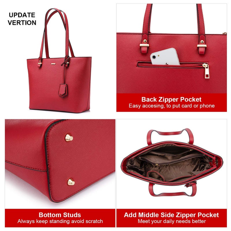 LOVEVOOK Purses for Women Fashion Handbag Set Tote Bags Shoulder Bag Top Handle Satchel Bags - Image 3