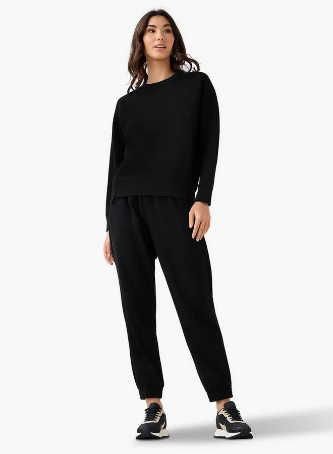 سبلاش فيڤ Relaxed Fit Sweatshirt with Cut and Sew