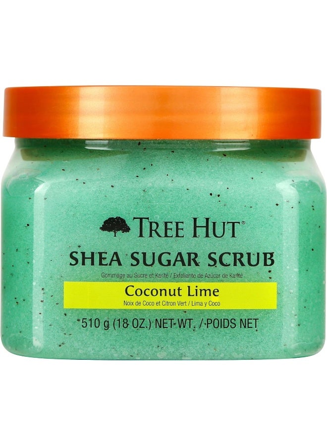 Tree Hut Shea Sugar Body Scrub Coconut Lime 18 oz - Image 1