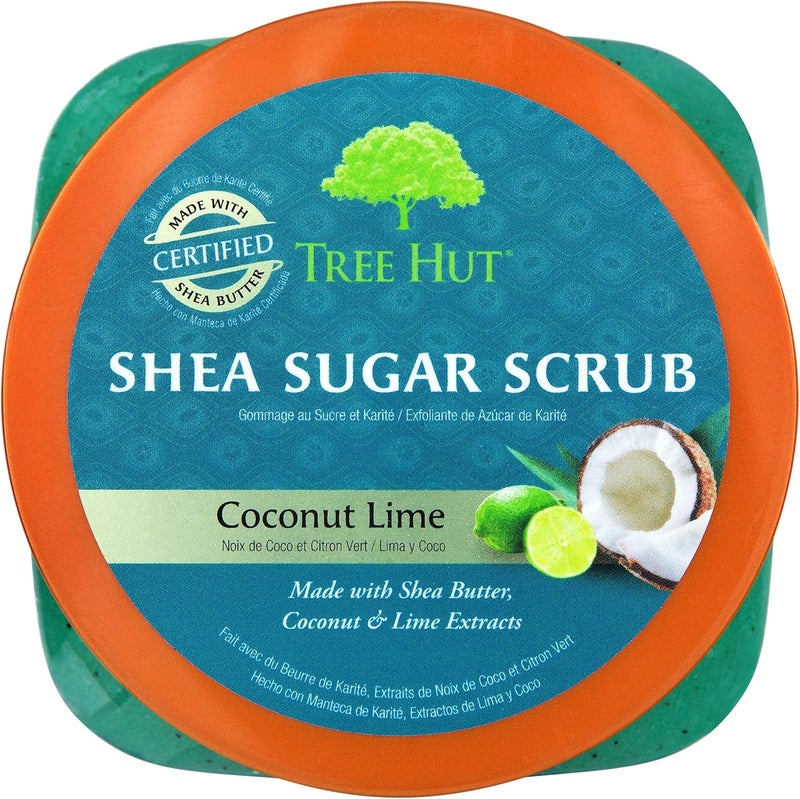 Tree Hut Shea Sugar Body Scrub Coconut Lime 18 oz - Image 2
