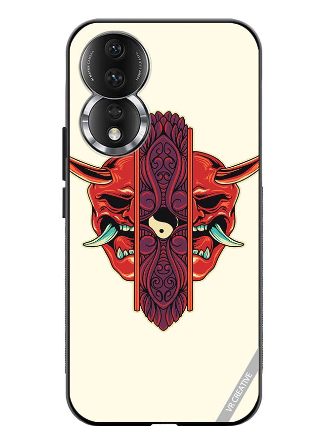 VR CREATIVE Protective Case Cover For Honor 80 Oni Mask Ornament Design Multicolour - Image 1