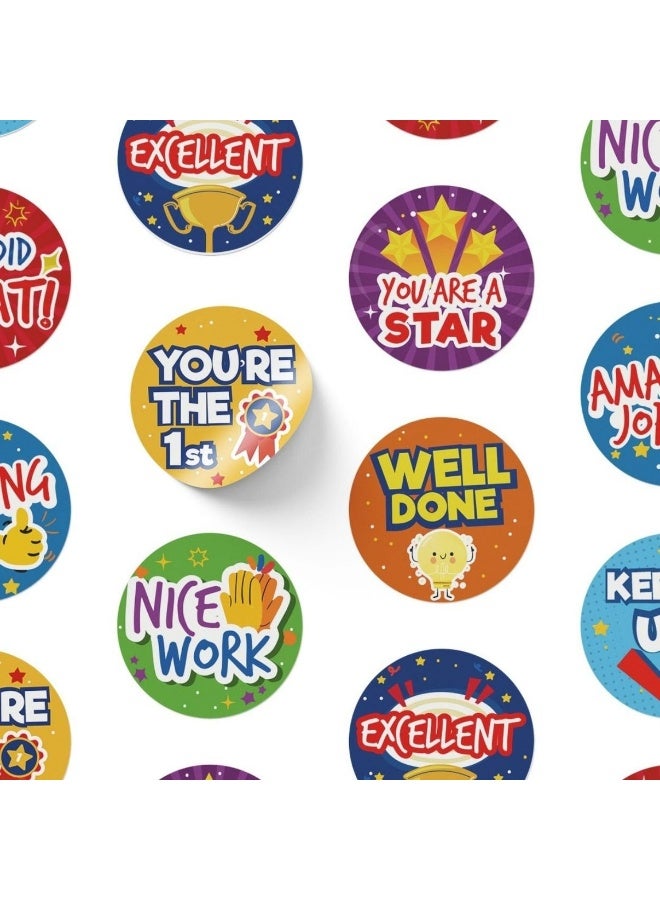 فن ليرنينج ستور ملصقات تحفيزية ومكافآت للمعلمين – 500 ملصق دائري باللغة الإنجليزية - Image 3