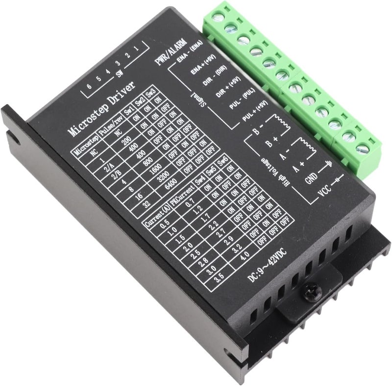 سائق محرك خطي DC 9‑40V 160W 0.5‑4A مع مشتت حراري كبير لعشاق الطباعة ثلاثية الأبعاد - Image 3