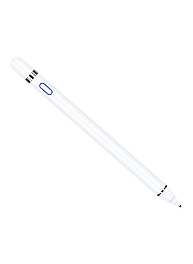 Portable High Precision Ultra Fine Stylus Pen White - Image 2