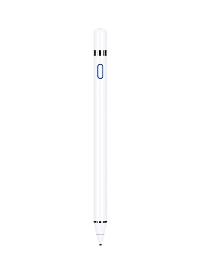 Portable High Precision Ultra Fine Stylus Pen White - Image 1