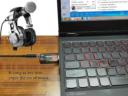 zdyCGTime Hi-Speed USB 2.0 7.1-Channel Virtual USB 3D Stereo Audio Adapter External Sound Card with 3.5 mm Audio and Microphone Ports, Internal Amplifier and Volume Controls - Image 4