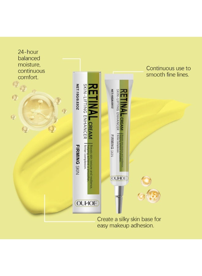 أوهو ريتنال شوت معزز لشد البشرة، سيروم ريتينول شوت لشد البشرة، سائل للعناية بالوجه بشد الوجه، مرطب لبشرة الوجه، مرطب لشد البشرة، كريم ريتينول للوجه، كريم لشد العينين، كريم لشد العينين، كريم لشد تجاعيد العينين (1 قطعة) - Image 3