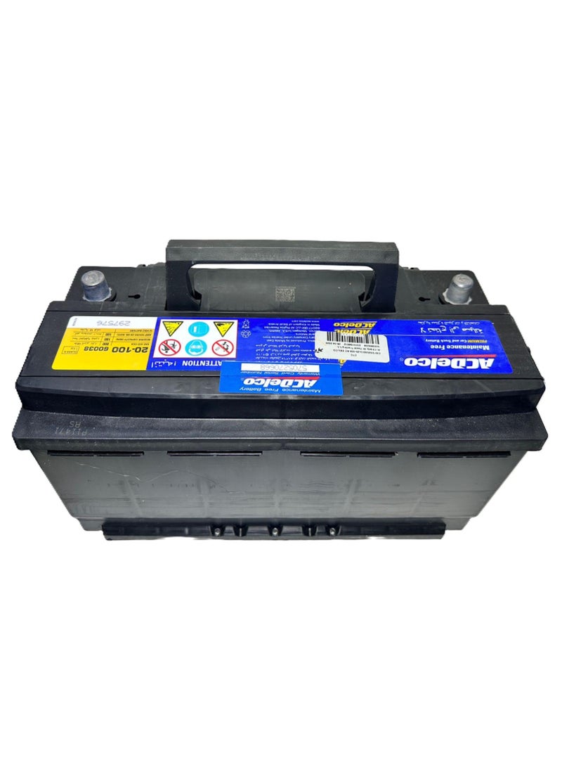 Ac Delco Car Battery 12V 100AH 60038 / DIN100L - Image 4