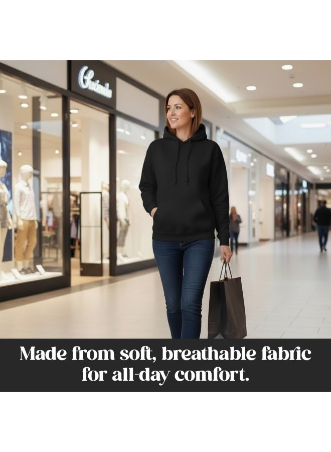 برينت شوب فور مي هودي نسائي - ملابس شتوية للنساء - هودي ناعم ودافئ للسيدات، هودي بأكمام طويلة للنساء، ملابس شتوية مريحة - Image 4