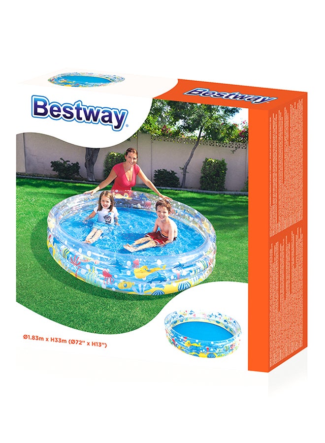Bestway Deep Dive 3-ring Pool183x33cm -26-51005  - Image 3