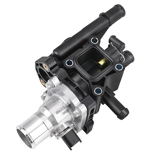MNJWS Thermostat Housing with Gasket & Sensor - Compatible with 1.8L & 1.6L 2011-2016 Chevy Cruze, 2012-2018 Chevy Sonic, 2013-2018 Chevy Trax - Replace 25199824, 25192228, 902-033,15-81816 - Image 1