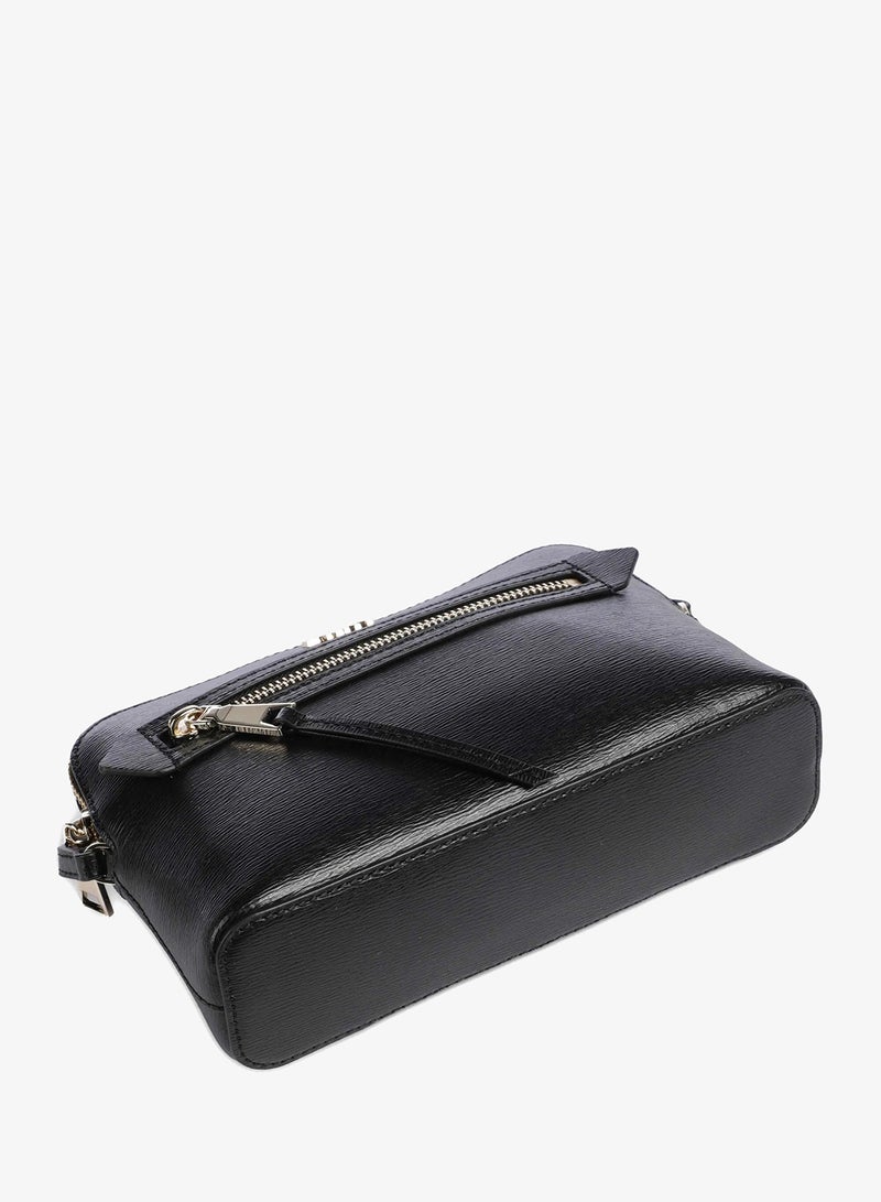 دكني حقيبة بريانت بحمالة علوية وحزام كتف بتفاصيل شعار - Image 4