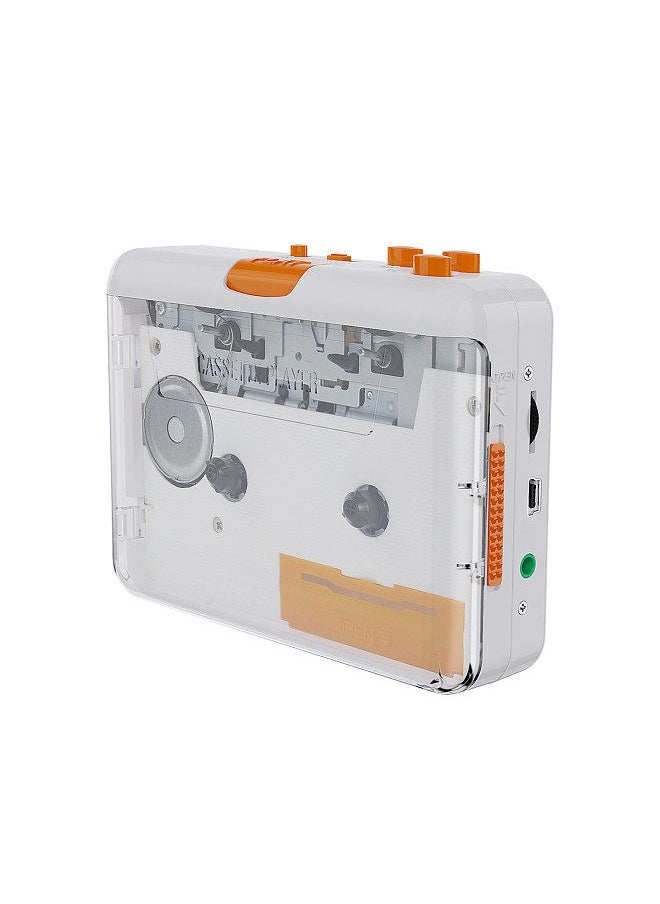Generic - Portable Tape Player USB Cassettes Recorder Cassette to MP3 / CD Converter via Compatible with Laptops and Personal Computers 3.5mm Headphone Port Stereo Sound Effect - Image 1