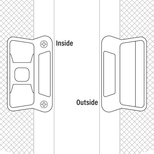 Prime-Line A 212 White Sliding Screen Door Handle, fits Superior (Single Pack) - Image 4