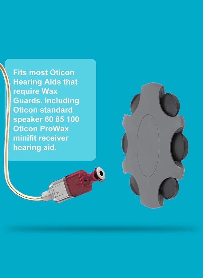 برو واكس فلتر شمع Minifit ProWax لملحقات أجهزة السمع من Oticon، غطاء مقاوم لشمع الأذن (عبوة من10 علب/إجمالي 60 فلترًا). - Image 5