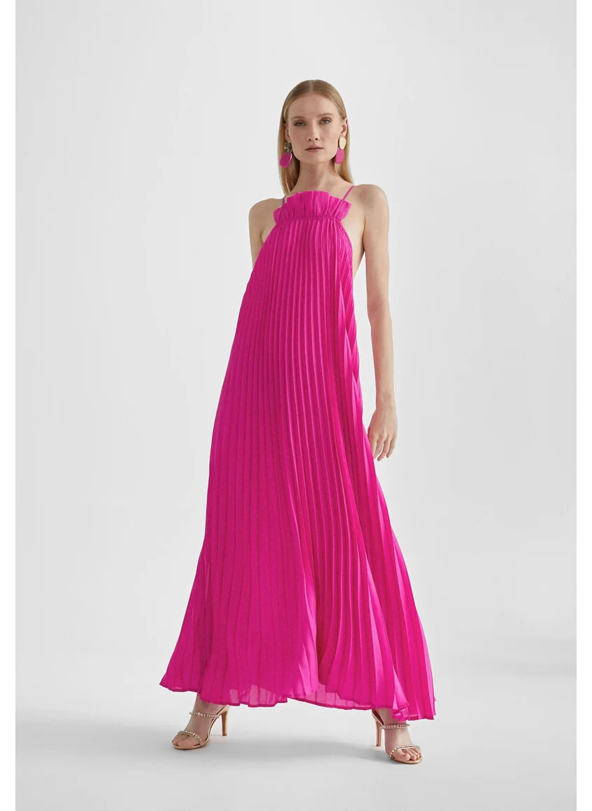 Lola Casademunt Long pleated dress