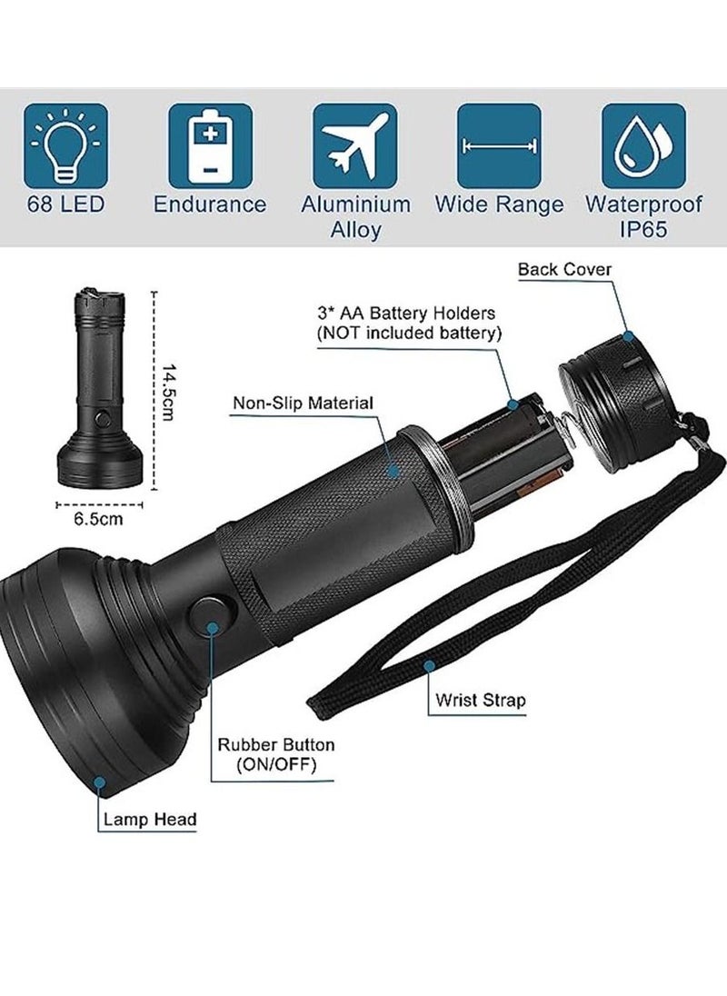 Generic - UV Flashlight Black Light,LED 395nm Blacklight Pet Urine Detector for Dog/Cat Urine, Dry Stains,Bed Bug and Scorpion,Waterproof UV Torch - Image 1