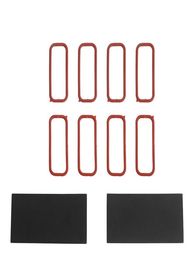 ZONFANT Intake Manifold Lower Seal O-Ring With Throttle Body Gasket Set Compatible With LS1 LS6 Fast LSX Corvette Camaro CTS Avanti II GTO LM7 LR4 LQ4 L59 LQ9 LM4 L33 Gen III FBody C5 G8 5.7L, Replace#MS92438 - Image 1