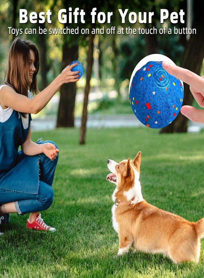 TVM Interactive Dog Toys Ball, Automatic Moving, Bouncing Chew Toys, E-TPU Material, Suitable for Large and Medium-Sized Dogs, Used for Boredom Relief and Daily Training (Blue) - Image 4