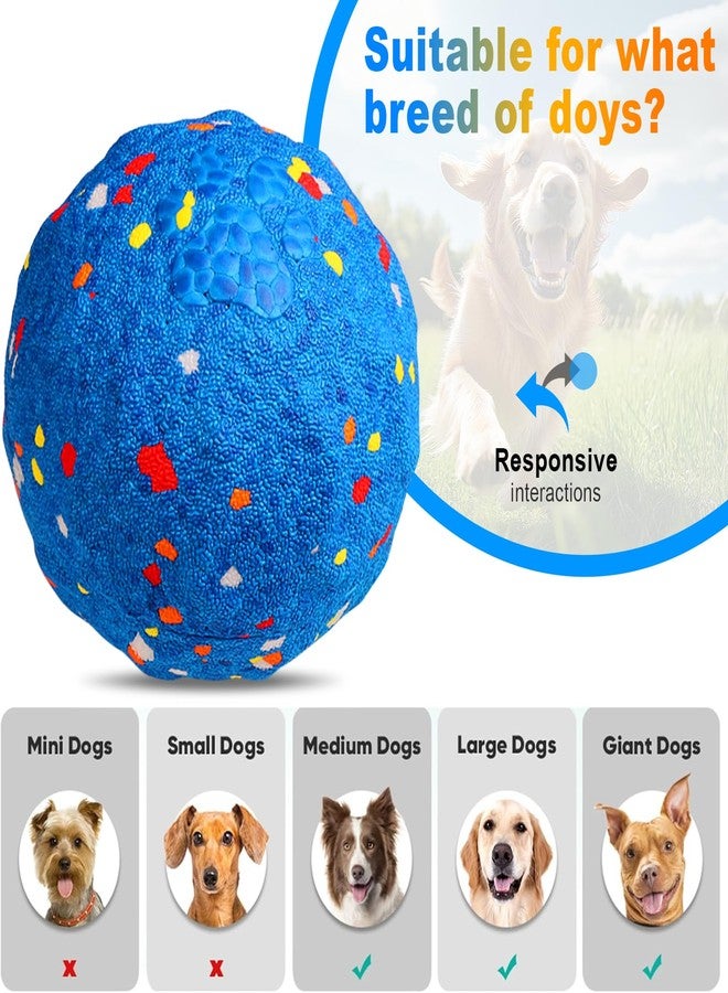 TVM Interactive Dog Toys Ball, Automatic Moving, Bouncing Chew Toys, E-TPU Material, Suitable for Large and Medium-Sized Dogs, Used for Boredom Relief and Daily Training (Blue) - Image 5