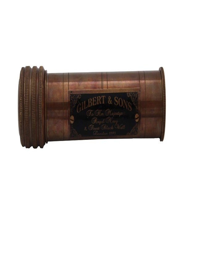 OCEAN REPLICAS Handmade Brass Kaleidoscope with Leather Case, Vintage Collectible Kaleidoscope, Unique Gift for Loved Ones, Antique Style Brass Decor - Image 4