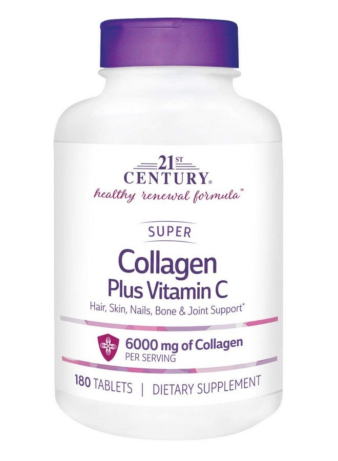 21st Century Super Collagen Plus C - 180 ct, Pack of 3