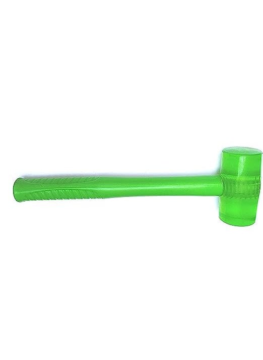 Mass Pro Mass Pro Rubber Mallet Hammer with Rubber Round Head and NonSlip Comfortable Grip Handle Soft Face Hammer for Tiles and Other Work  - Image 1