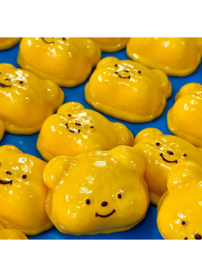 Generic - Little Red Riding Book Same Plastic Butter Bear Kneading Le Silicone Mud Sense High Color Value Hand Kneading Decompression Kneading-Color:Butter Bear Head - Image 1