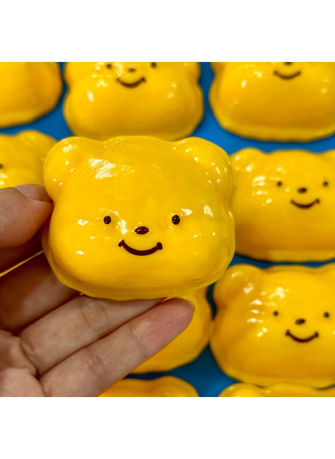 Generic - Little Red Riding Book Same Plastic Butter Bear Kneading Le Silicone Mud Sense High Color Value Hand Kneading Decompression Kneading-Color:Butter Bear Head - Image 1