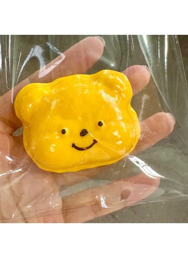 Generic - Little Red Riding Book Same Plastic Butter Bear Kneading Le Silicone Mud Sense High Color Value Hand Kneading Decompression Kneading-Color:Butter Bear Head - Image 1