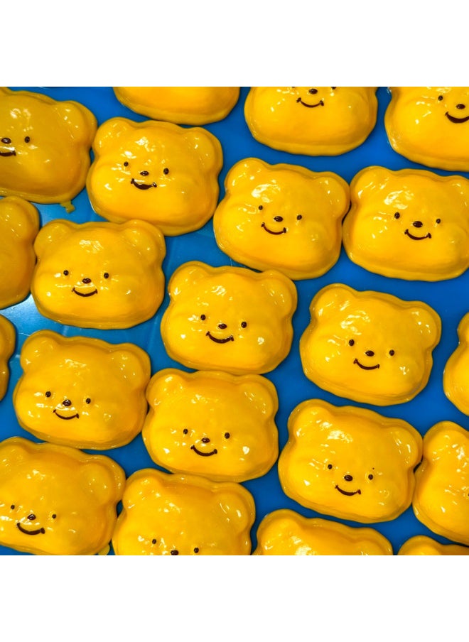 Generic - Little Red Riding Book Same Plastic Butter Bear Kneading Le Silicone Mud Sense High Color Value Hand Kneading Decompression Kneading-Color:Butter Bear Head - Image 1