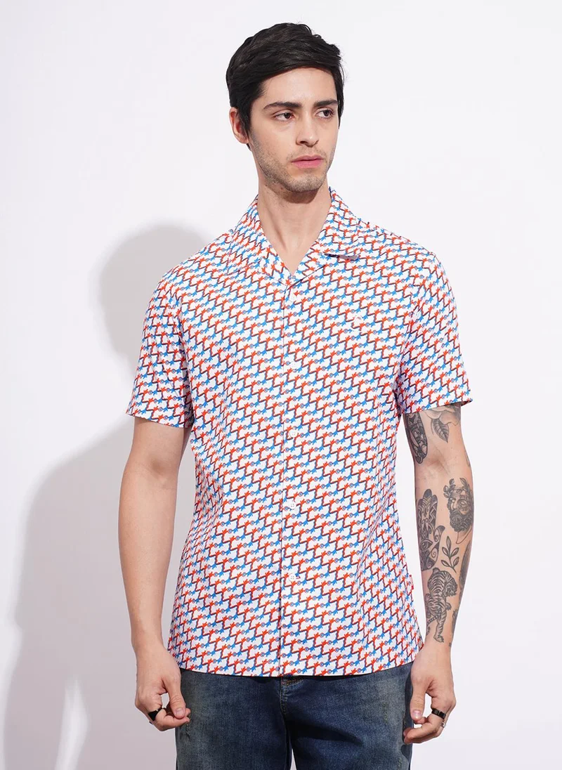 بيينغ هيومان Marvel Printed Pure Cotton Casual Shirt