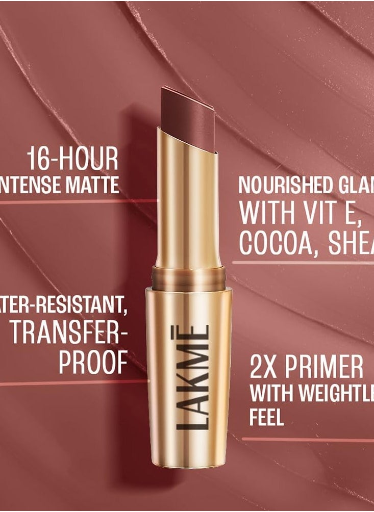 LAKME - Lakme Matte Lip Color Coffee Command 3.6 g - Image 1