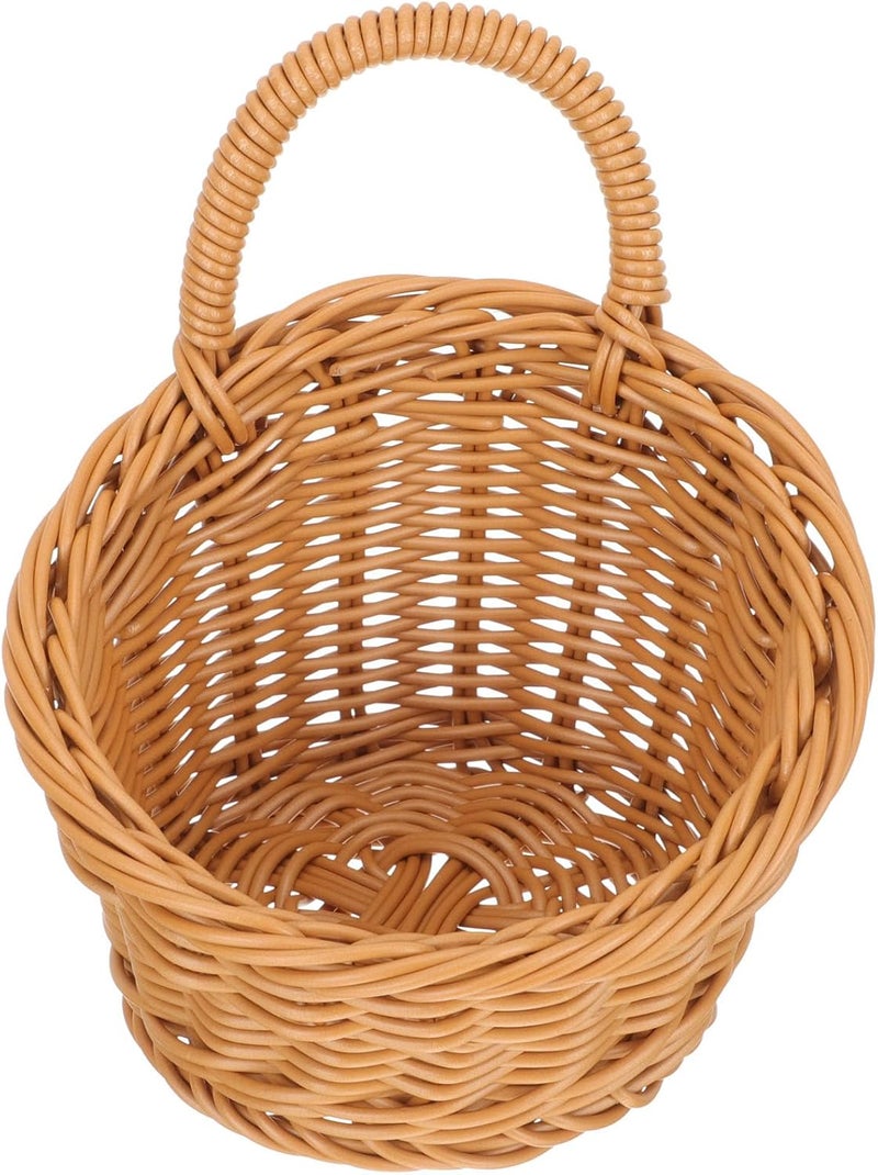 Easy clean surface SHERCHPRY Woven Hanging Basket for Kitchen Storage Small Rattan-style Wall Basket for Ginger Garlic and Vegetable Organization Sturdy Wall-mounted Consistent steady quality Easy assemble Trusted all-purpose quality Matte anti slip finish Repeated use trusted quality Authorized haulage delivery Integrated warehouse solution Global assemble options Safe approved storage space Regulated warehouse storage Practical experience crafted Multi-source stock guarantee Elegant practical design Efficiency boosted construction Field tested quality Moisture proof Dense material Sand resistant Upgraded general material Permanent & temporary usable Licensed warehouse stored goods Wide usage compatibility Safe material All region coverage - Image 1