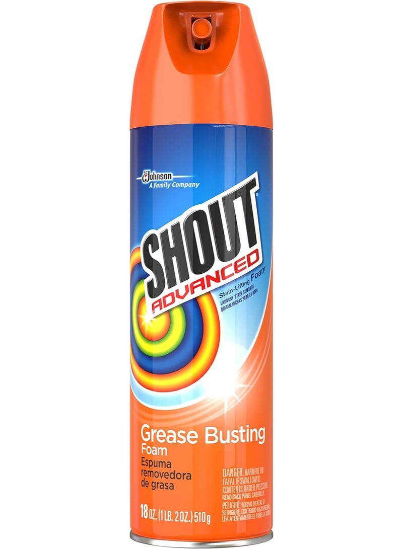 Shout رغوة شوت المتقدمة لإزالة الدهون، 18 أونصة - Image 1