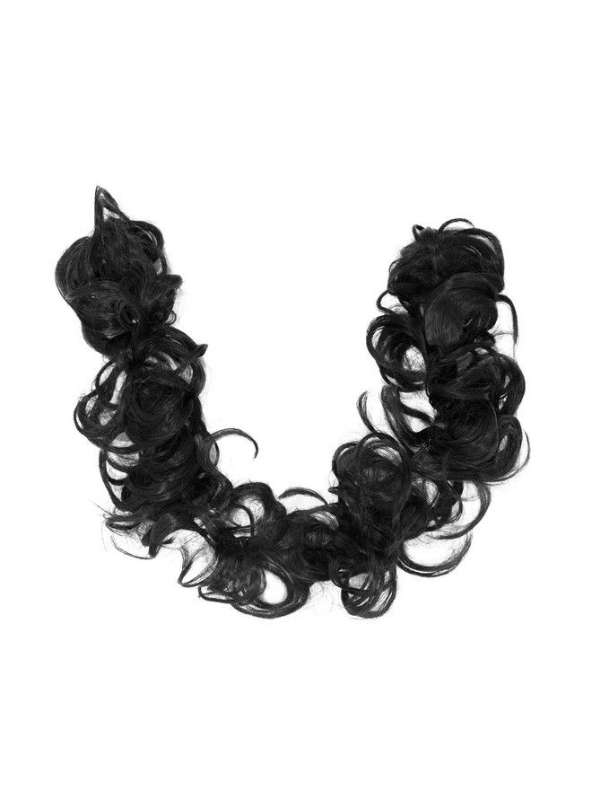 AASA Synthetic Frill For Hair Juda Extension For Women Multipurpose Hair Extension For Girls Pack Of 1 (Natural Black Brown)) - Image 2
