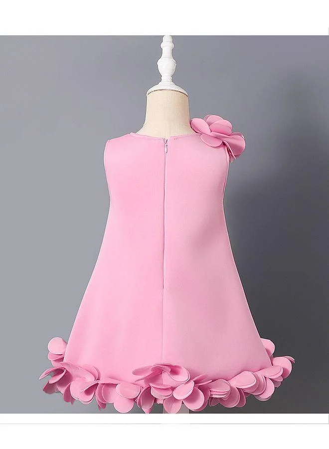 Mark & Mia Mark & Mia Floral Applique Sleeveless Party Dress - Pink