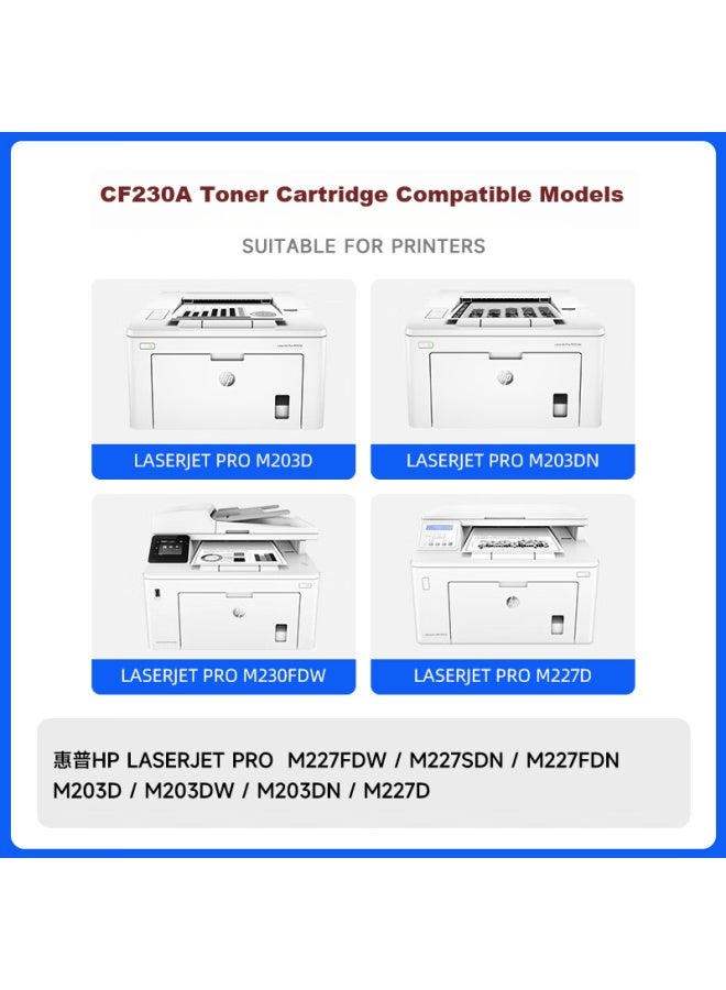 Tianse Cf230a Compatible With Hp M227fdw Toner Cartridge For Hp Laserjet Pro M227sdn/fdn M203d 203dn 203dw 203fdw Printers, 30x - Image 1