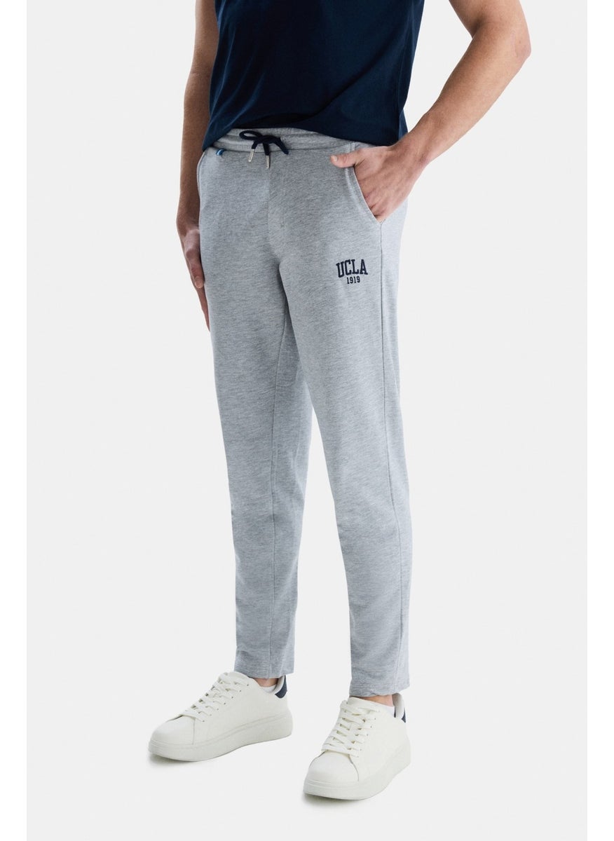 UCLA Connor Gray Elastic Leg Sweatpants Embroidered Standard Fit Men's Sweatpants  - Image 3