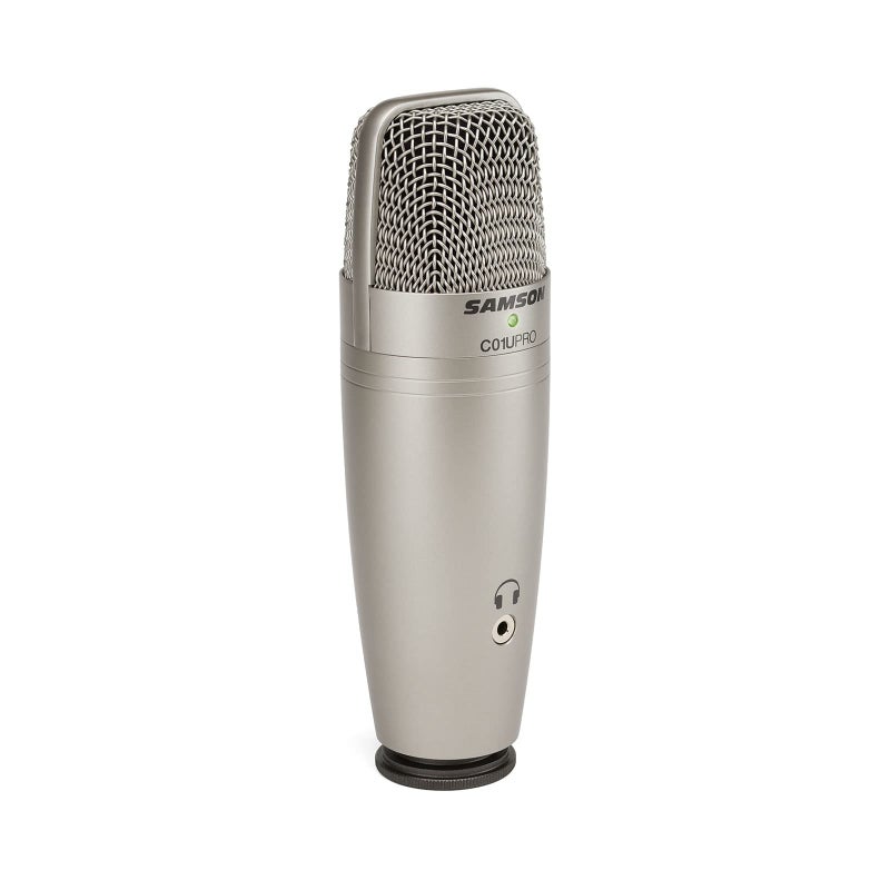 Samson ميكروفون USB سامسون 29/C01UPRO، فضي - Image 3