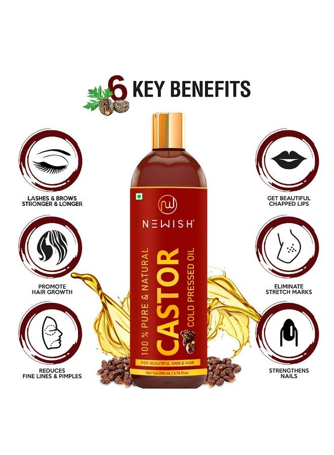 Newish Red Onion Black Seed Oil & Organic Cold Pressed Castor Oil For Hair Growth And Skin Care Women & Men - Image 3