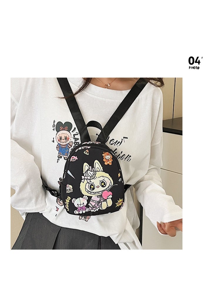 LABUBU Children's Backpack Cartoon Labubu Kindergarten School Bag Trendy Cute Boy and Girl Backpack Versatile Girl Backpack 19*15*6 CM - Image 3