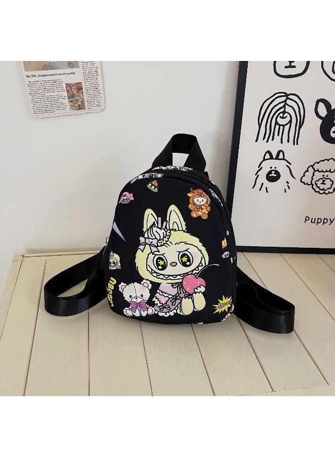 LABUBU Children's Backpack Cartoon Labubu Kindergarten School Bag Trendy Cute Boy and Girl Backpack Versatile Girl Backpack 19*15*6 CM - Image 1