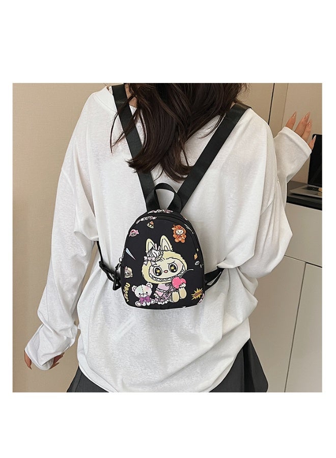 LABUBU Children's Backpack Cartoon Labubu Kindergarten School Bag Trendy Cute Boy and Girl Backpack Versatile Girl Backpack 19*15*6 CM - Image 2