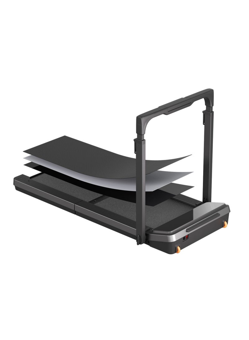 KINGSMITH WP400P42 Foldable Treadmill Z3 Hybrid | Silent Brushless motorÂ 1HP 735W | 1-10Â km/h Max Speed | upto 110 kg user weight | Time, speed, distance, calories, steps panel display | Black - Image 3