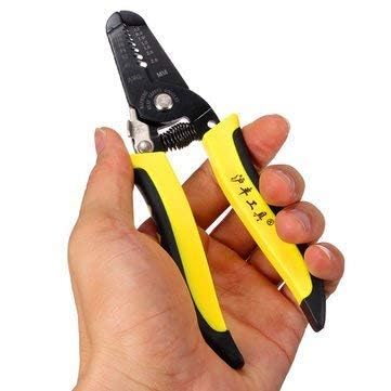 KP2 Multifunction Handle Tool 150mm6 Wire Stripper with Cutting Edge Yellow - Image 3