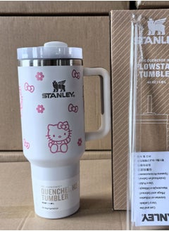 Quencher H2.0 Stainless Steel Vacuum Insulated Tumbler with Lid and Straw for Water, Iced Tea or Coffee, Smoothie and More,  40oz/1.18L