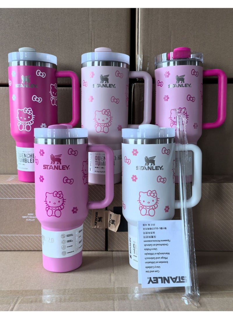 Stanley - Quencher H2.0 Stainless Steel Vacuum Insulated Tumbler with Lid and Straw for Water, Iced Tea or Coffee, Smoothie and More,  40oz/1.18L - Image 1