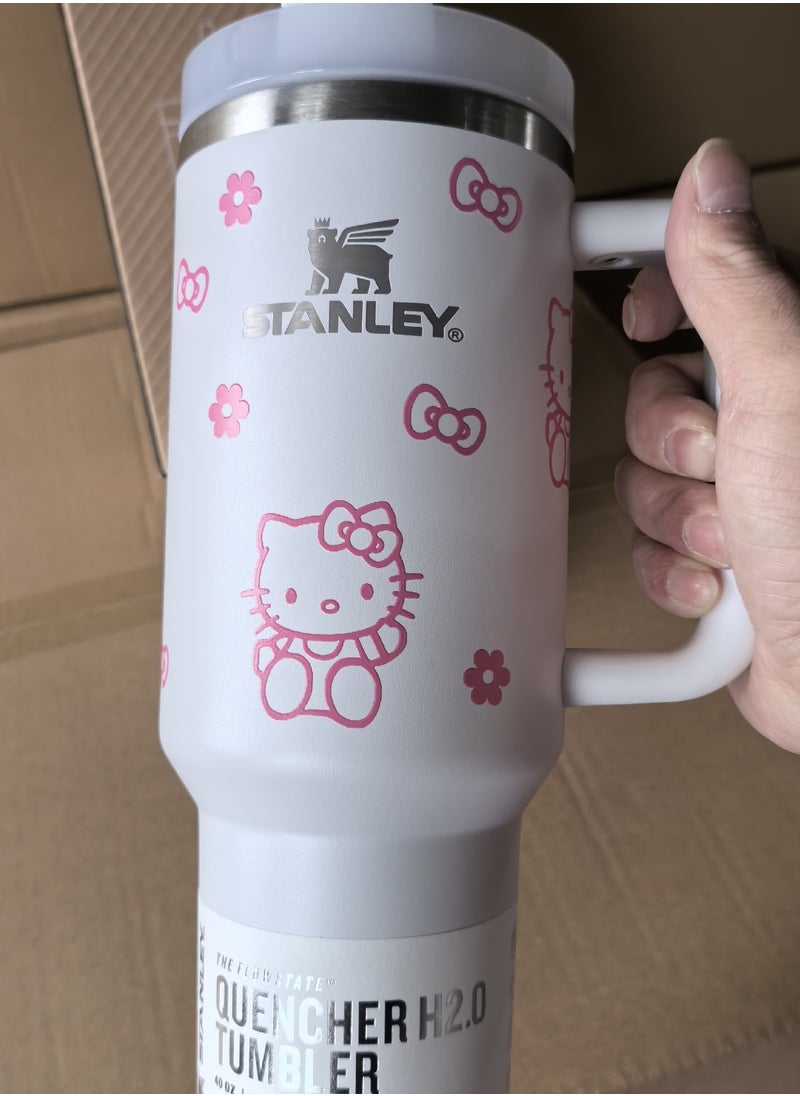 Stanley - Quencher H2.0 Stainless Steel Vacuum Insulated Tumbler with Lid and Straw for Water, Iced Tea or Coffee, Smoothie and More,  40oz/1.18L - Image 1